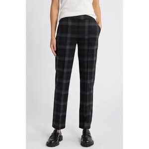 Zac & Rachel Black and Brown Plaid Trousers